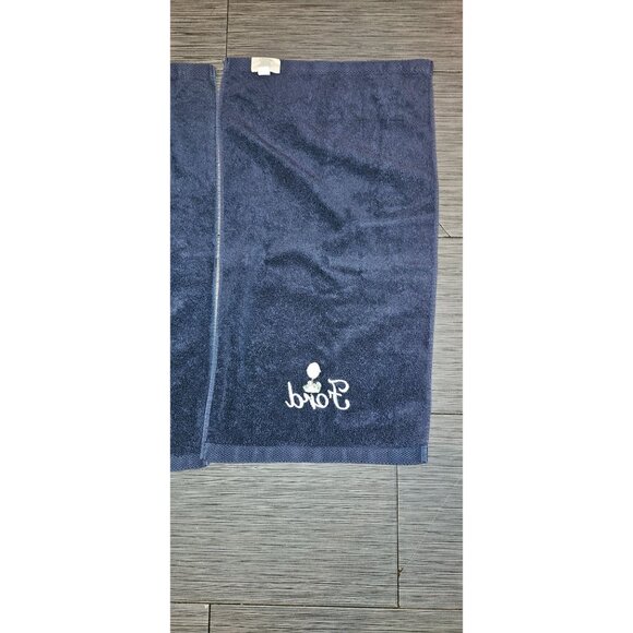 Ford Embroidered Golf Towel Set By Casaluna - Navy - Picture 3 of 9